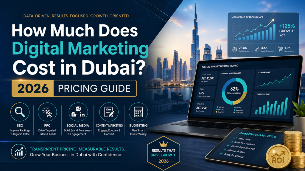 Digital marketing cost in dubai