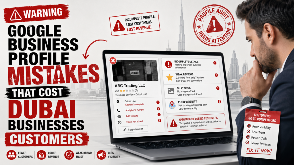 google business profile mistak in dubai