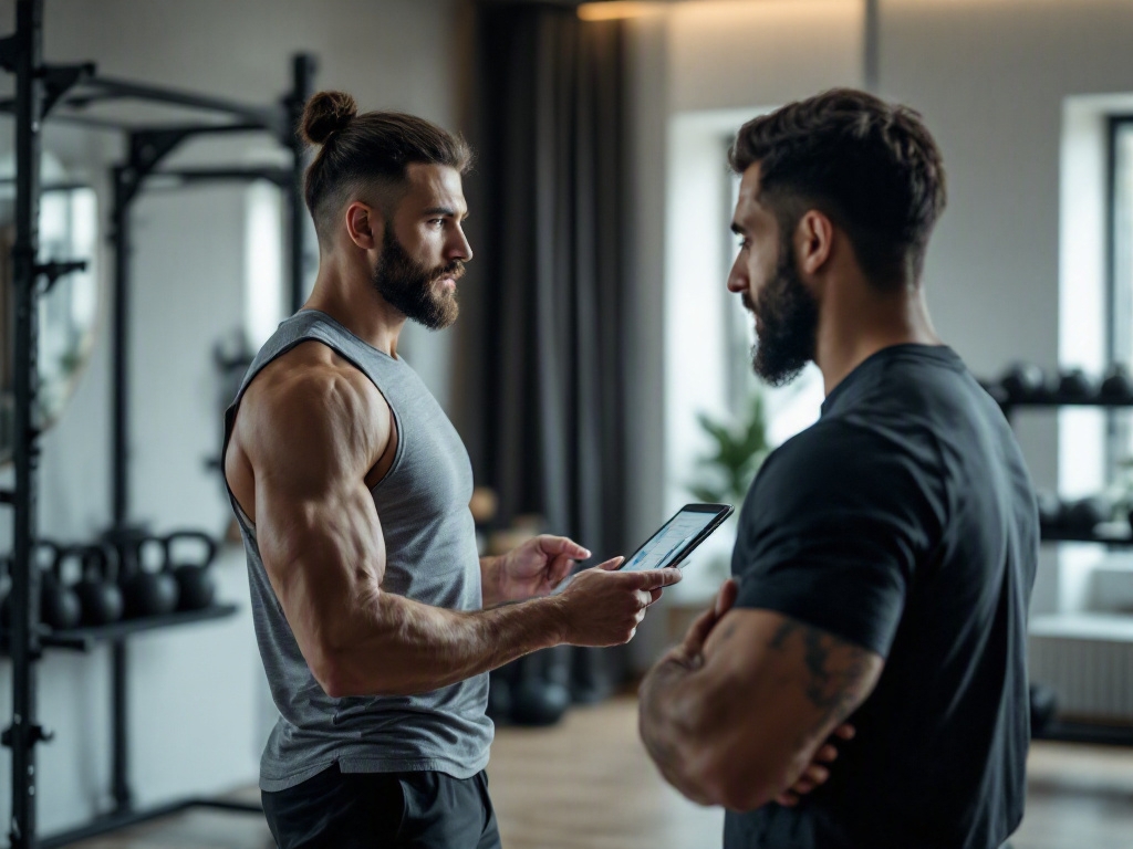 Empty fitness studio in Dubai's DIFC area