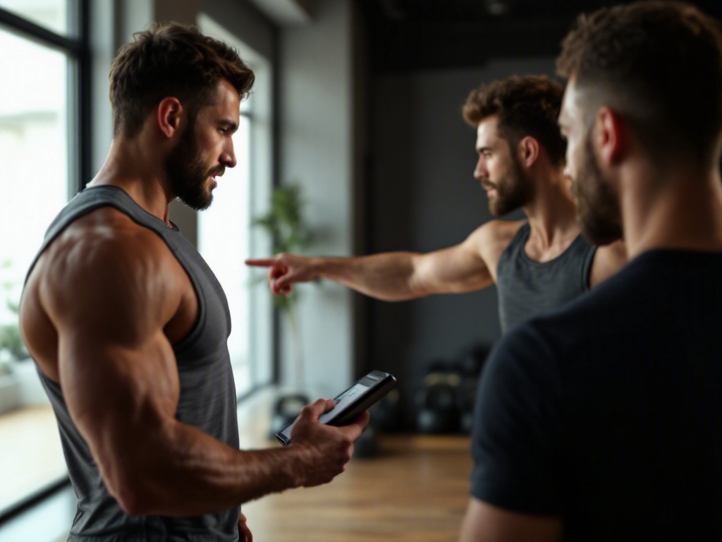 Modern fitness studio in Dubai's Business Bay area