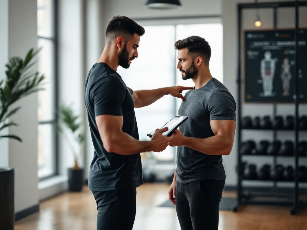 Modern fitness studio interior in Dubai's Business Bay area