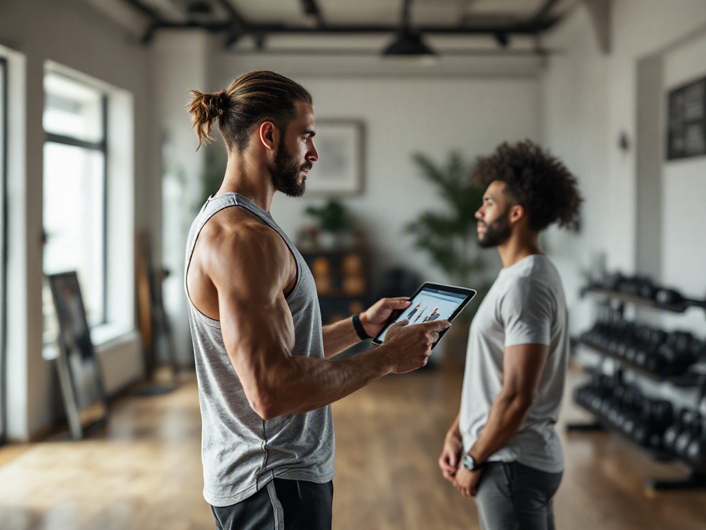 Modern fitness studio in Dubai