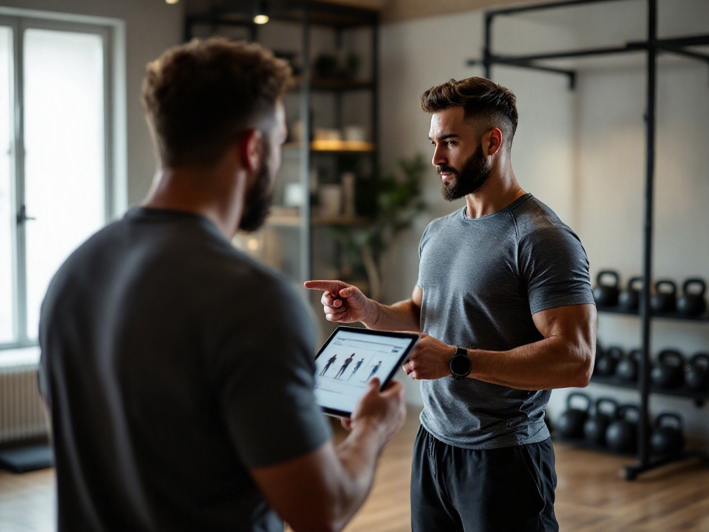 Modern fitness studio interior in Dubai's Business Bay