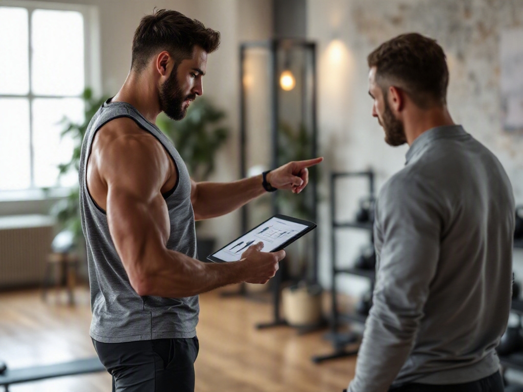 Modern fitness studio interior in Dubai