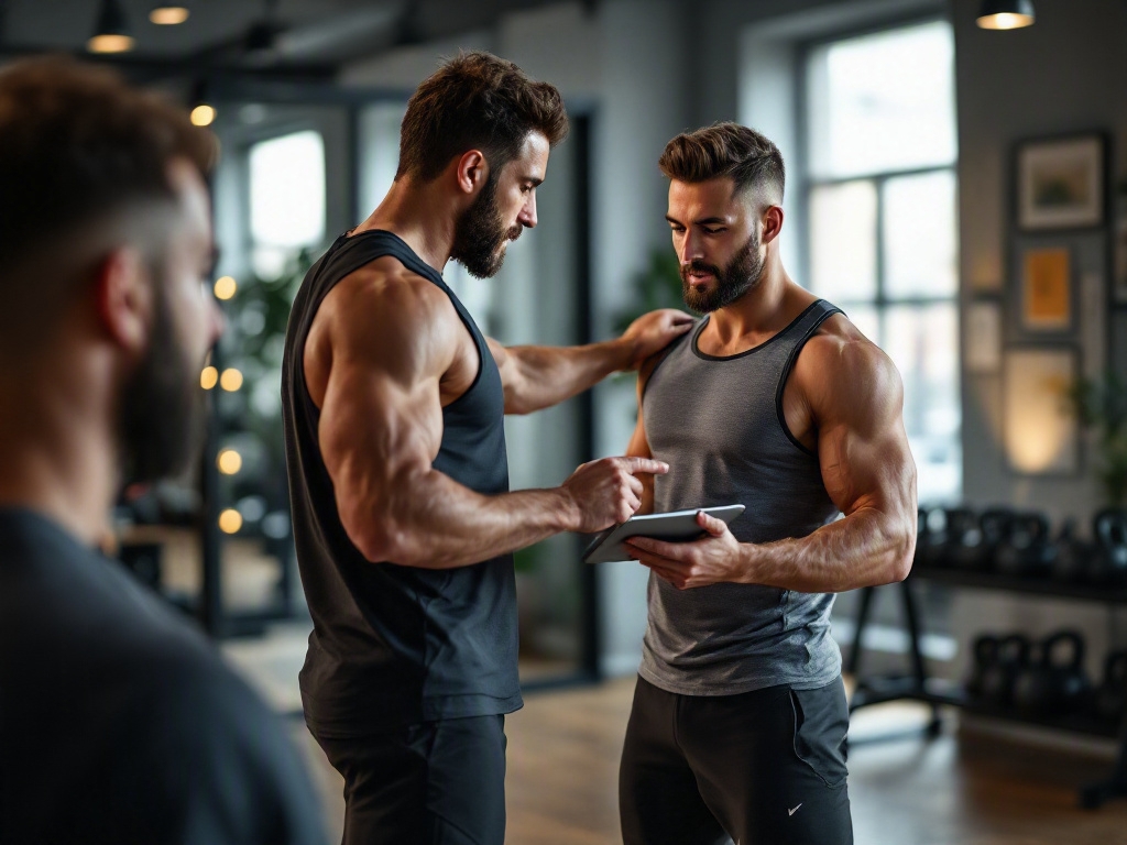 Modern gym in Dubai with empty treadmills and weights