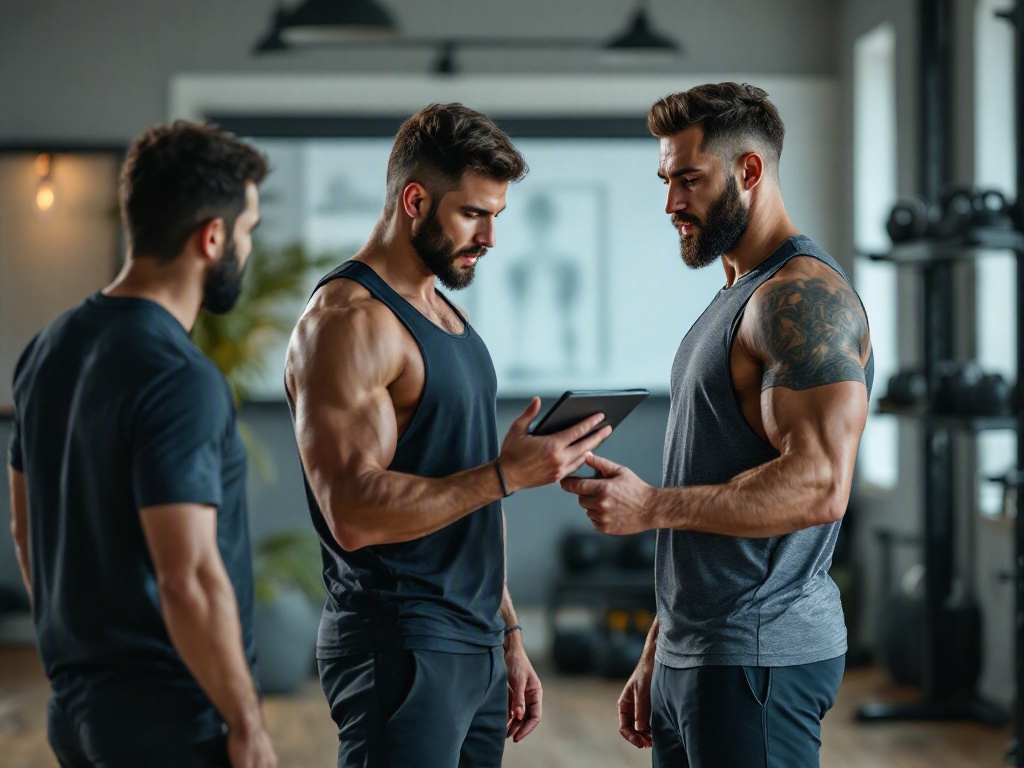 Modern fitness studio interior in Dubai
