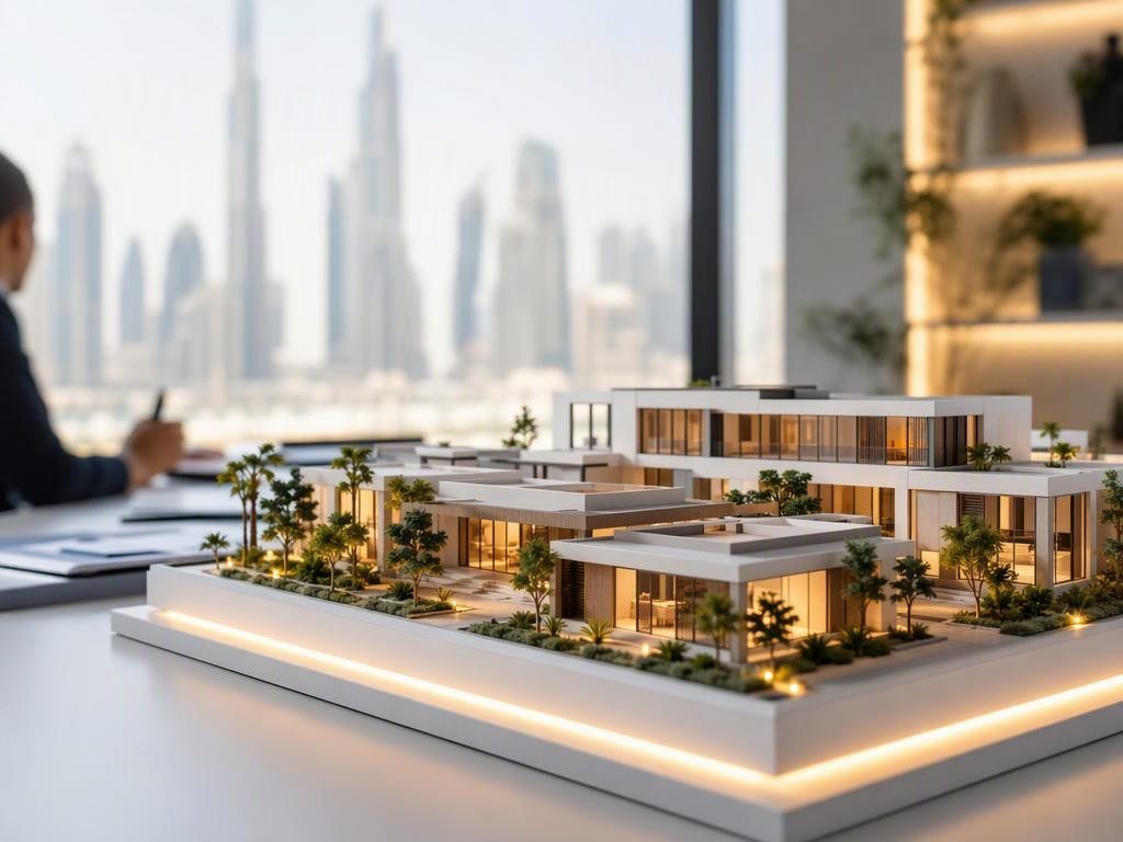 Dubai dentist's reception desk